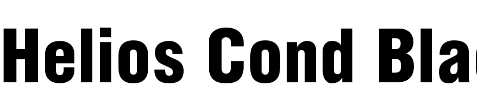Helios Cond Black Font Download Free